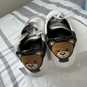 Moschino Kids Sneakers - White and Black